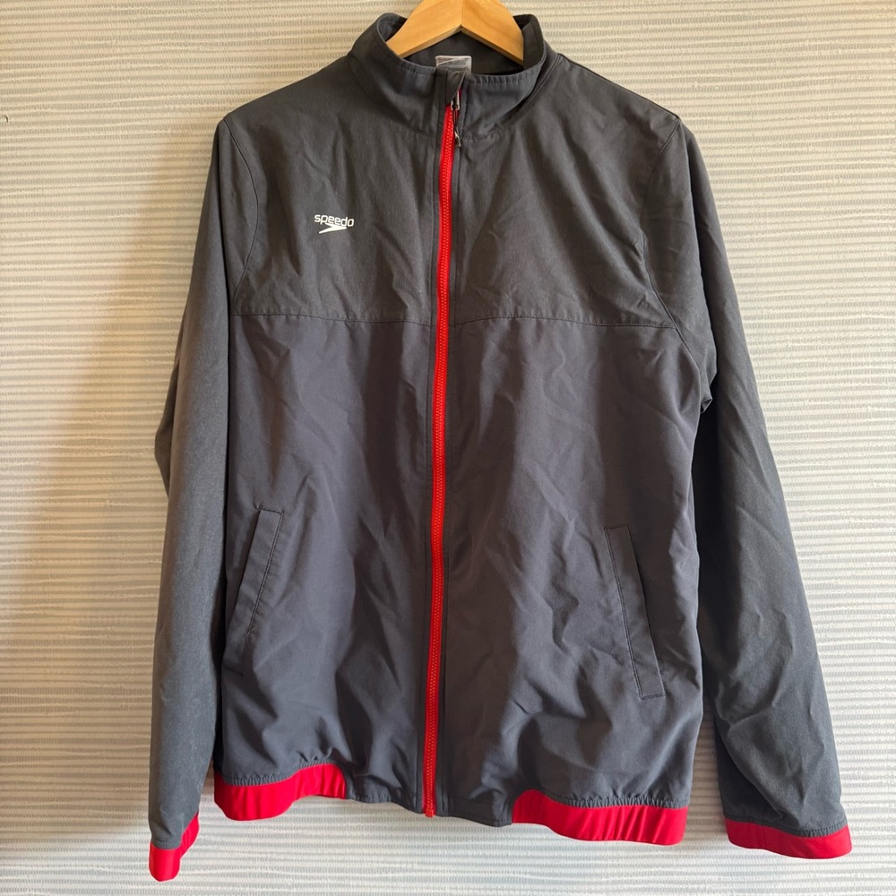 Speedo Men’s Gray Zip Up Jacket